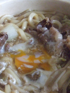白菜で簡単鍋すきうどん-レシピのメイン写真