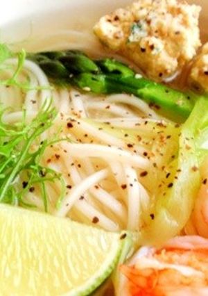 カフェ飯*アジアン汁ヌードル-レシピのメイン写真