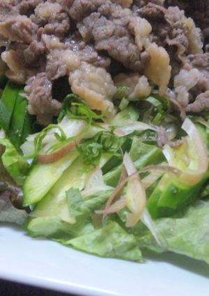 簡単すぎる!牛肉サラダ-レシピのメイン写真
