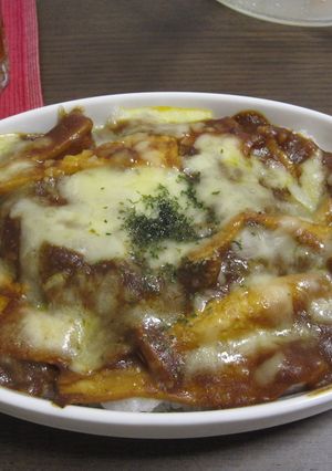 大好物を一度に♪ハンバーグカレードリア-レシピのメイン写真