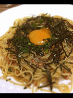 鍋1つで完成!簡単納豆スパ☆妊婦サンにも-レシピのメイン写真