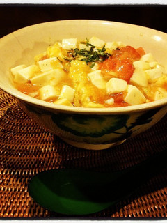 トマトとお豆腐のフワフワ中華丼-レシピのメイン写真