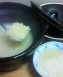 炊飯用土鍋で玄米粥【ペペのレシピ】