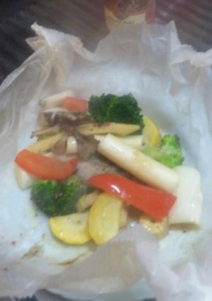 彩り野菜の包み焼き-レシピのメイン写真