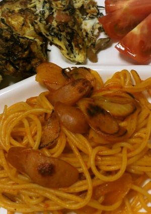 ケチャップパスタ-レシピのメイン写真