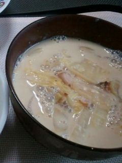 豆乳味噌スープ-レシピのメイン写真