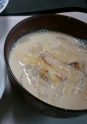 豆乳味噌スープ-レシピのメイン写真