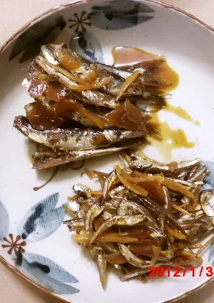 小イワシとだし用いりこの生姜煮-レシピのメイン写真