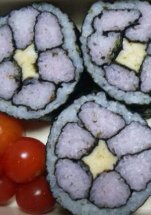 お花の海苔巻き-レシピのメイン写真