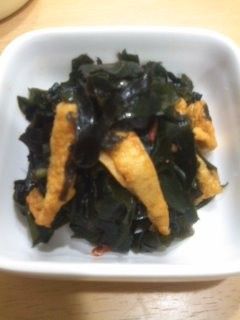 わかめの豆板醤炒め-レシピのメイン写真