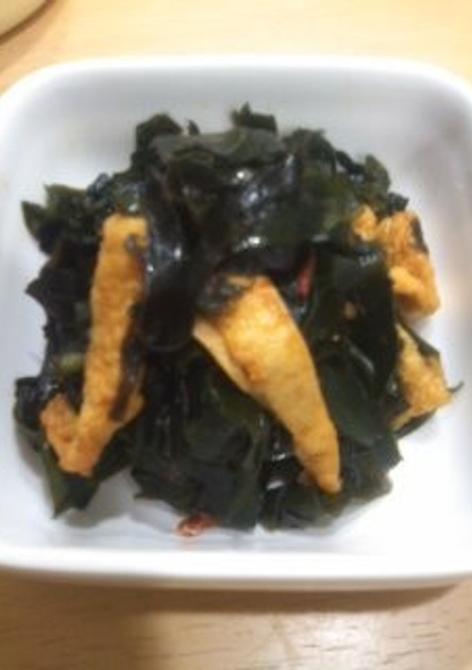 わかめの豆板醤炒め-レシピのメイン写真