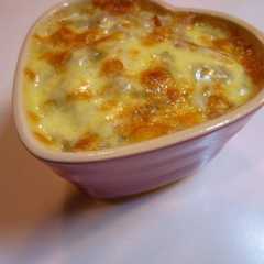 A picture of オニオングラタンスープ。.