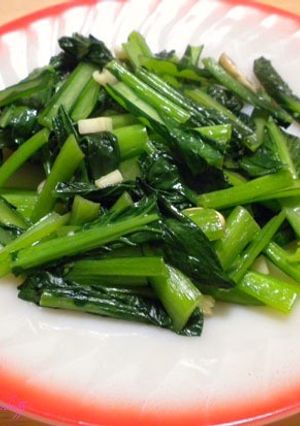 小松菜のバター炒め♪-レシピのメイン写真