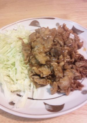 簡単☆豚肉のケチャップ＆ソース炒め-レシピのメイン写真