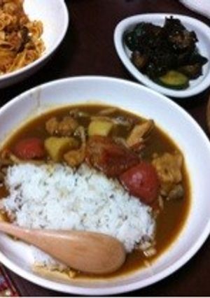美味☆ヘルシートマトカレー(´∀｀●)-レシピのメイン写真