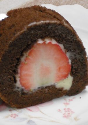 苺のWチョコロール-レシピのメイン写真