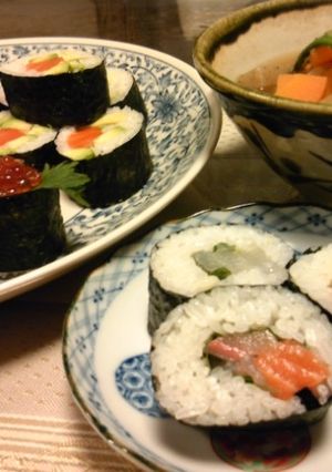 かなるンちのおさしみ巻き寿司-レシピのメイン写真
