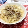 ユリ根としいたけのほっこり和風パスタ