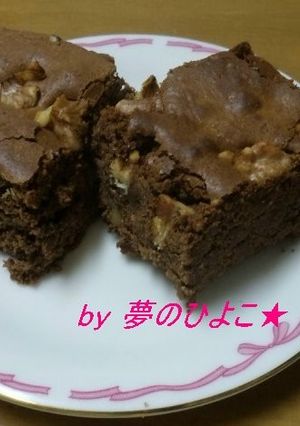 板チョコ4枚deチョコレートブラウニー-レシピのメイン写真