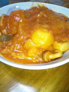じゃがいもと豚肉のトマト煮込み-レシピのメイン写真