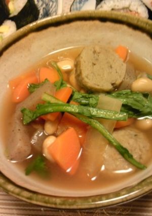 かなるンちの大豆といわしのつみれのお汁物-レシピのメイン写真