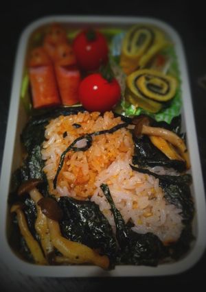 大人気！おさわり探偵なめこ弁当♪-レシピのメイン写真