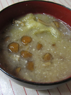 Wでとろとろ✿なめこととろろ昆布の味噌汁-レシピのメイン写真