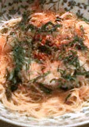 梅と大根おろしのカッペリーニ-レシピのメイン写真