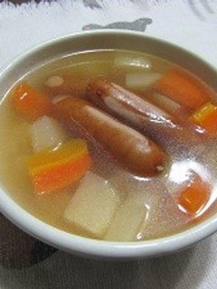 カブとにんじんのコンソメスープ-レシピのメイン写真