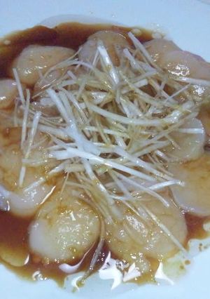 ホタテ貝柱の中華風オードブル-レシピのメイン写真