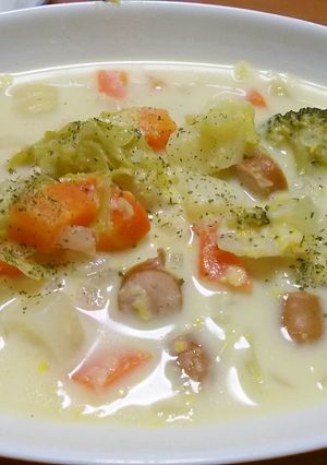 具沢山♪クリームシチュー コーン風味-レシピのメイン写真