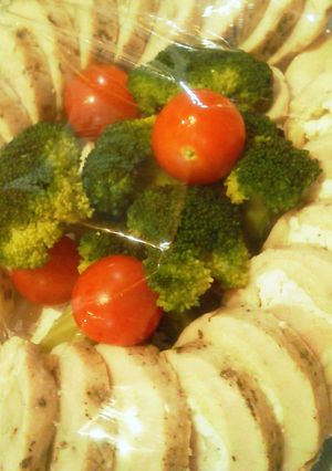 ハーブが香るしっとり鶏ハム　＆前菜＆-レシピのメイン写真