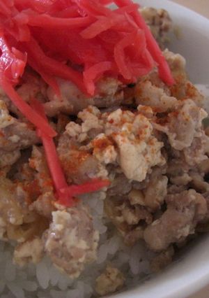 安い!旨い!ヘルシー!豆腐豚丼-レシピのメイン写真