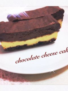 チョコレートチーズケーキ-レシピのメイン写真