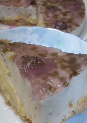 桜のムースケーキ☆カスタードクリーム入り-レシピのメイン写真