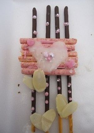 ハートの看板ポッキー-レシピのメイン写真