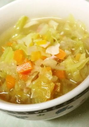 野菜ダシで作る具だくさんの野菜スープ-レシピのメイン写真
