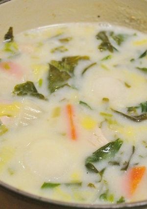 カブと白菜の米粉クリームシチュー-レシピのメイン写真