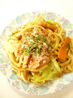 昆布茶de★お好み焼き味・焼きうどん★-レシピのメイン写真
