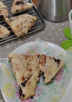 甘さ控えめのチョコスコーン♬-レシピのメイン写真