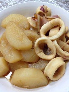 *いかと大根の味噌煮*-レシピのメイン写真