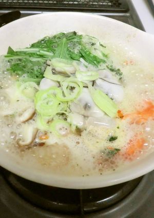 体が温まるカキ雑炊-レシピのメイン写真