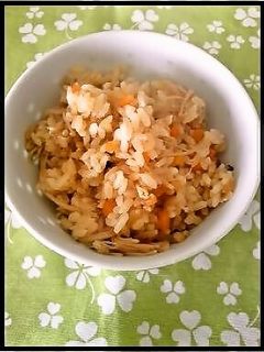 なめたけの炊き込みご飯-レシピのメイン写真