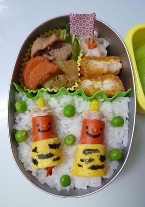節分キャラ弁！ウインナーで赤鬼くん-レシピのメイン写真