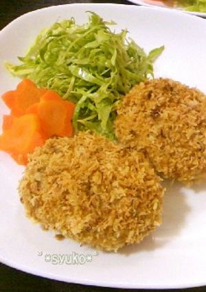 大豆入り♪うどんスープで関西風？コロッケ-レシピのメイン写真