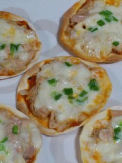 簡単★餃子の皮deツナマヨピザ-レシピのメイン写真