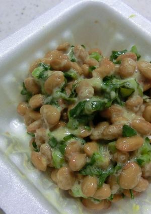 大根は葉付きで！菜っ葉なっとう-レシピのメイン写真