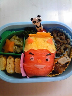 キャラ弁☆おにぎり55・赤おにさん-レシピのメイン写真
