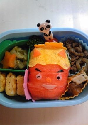 キャラ弁☆おにぎり５５・赤おにさん-レシピのメイン写真