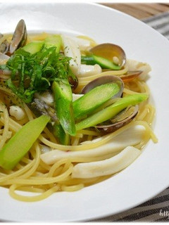 あさりとイカの和風スープパスタ☆-レシピのメイン写真